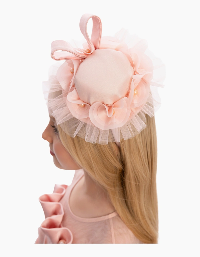 Girls Occasion Dress with Headband in Pink