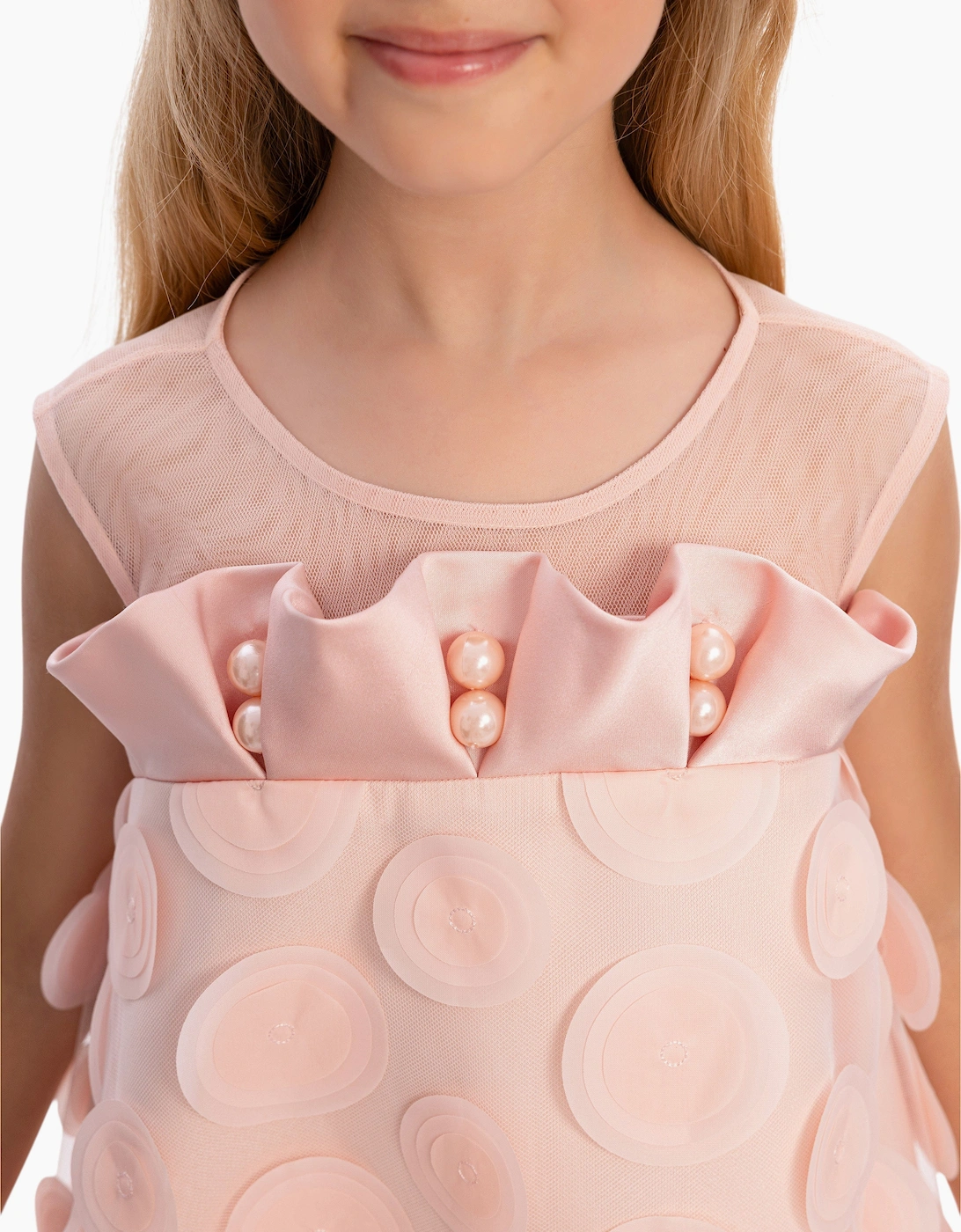 Girls Occasion Dress with Headband in Pink