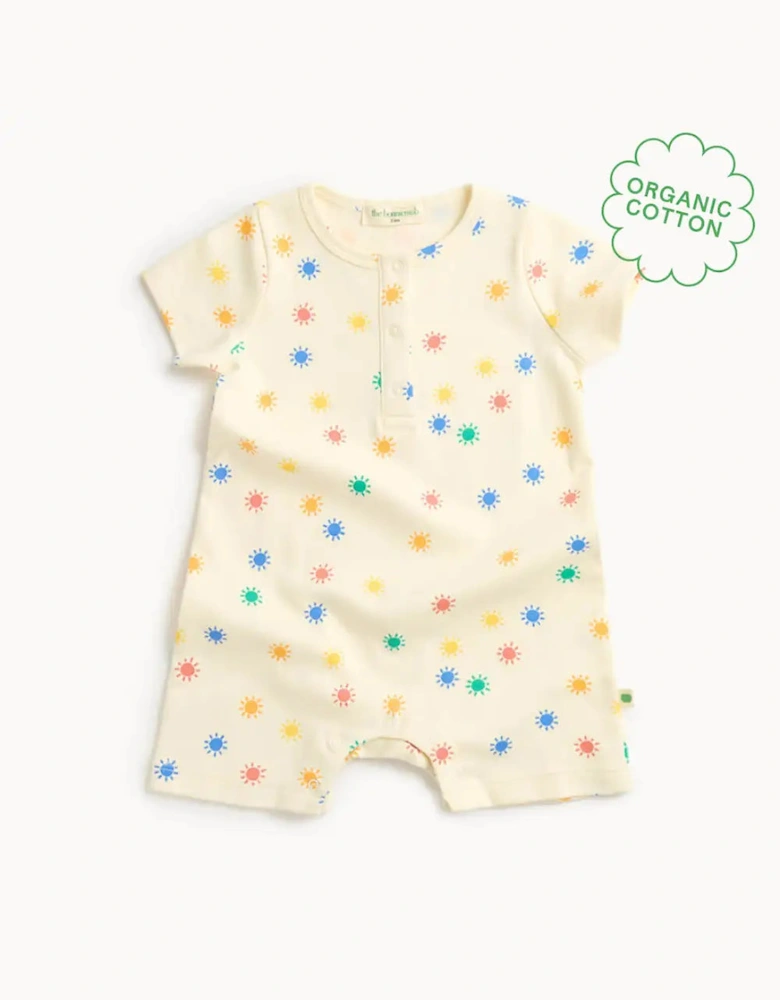 Dinky - Rainbow Sunshine Short Sleeve Playsuit