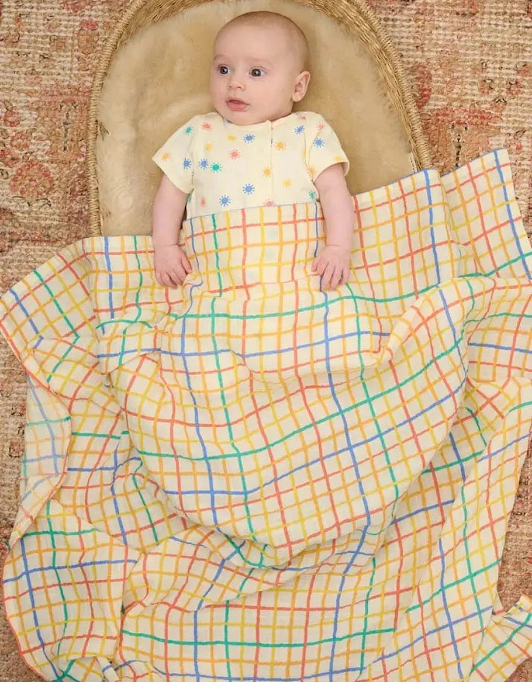 Dinky - Rainbow Sunshine Short Sleeve Playsuit