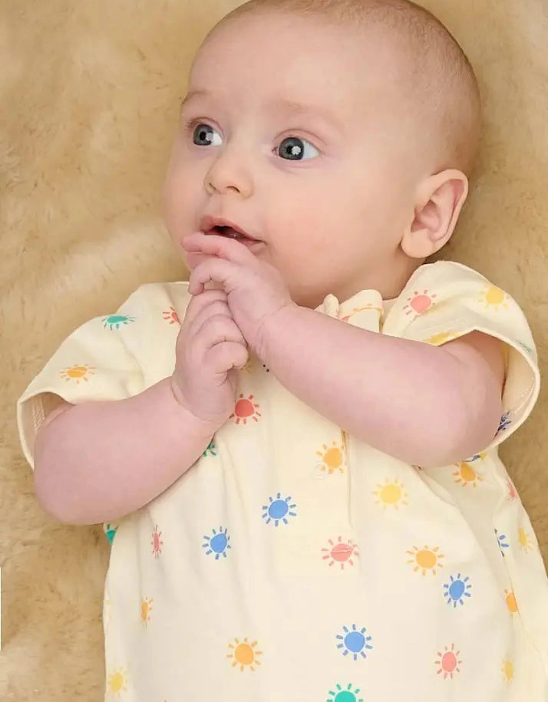 Dinky - Rainbow Sunshine Short Sleeve Playsuit