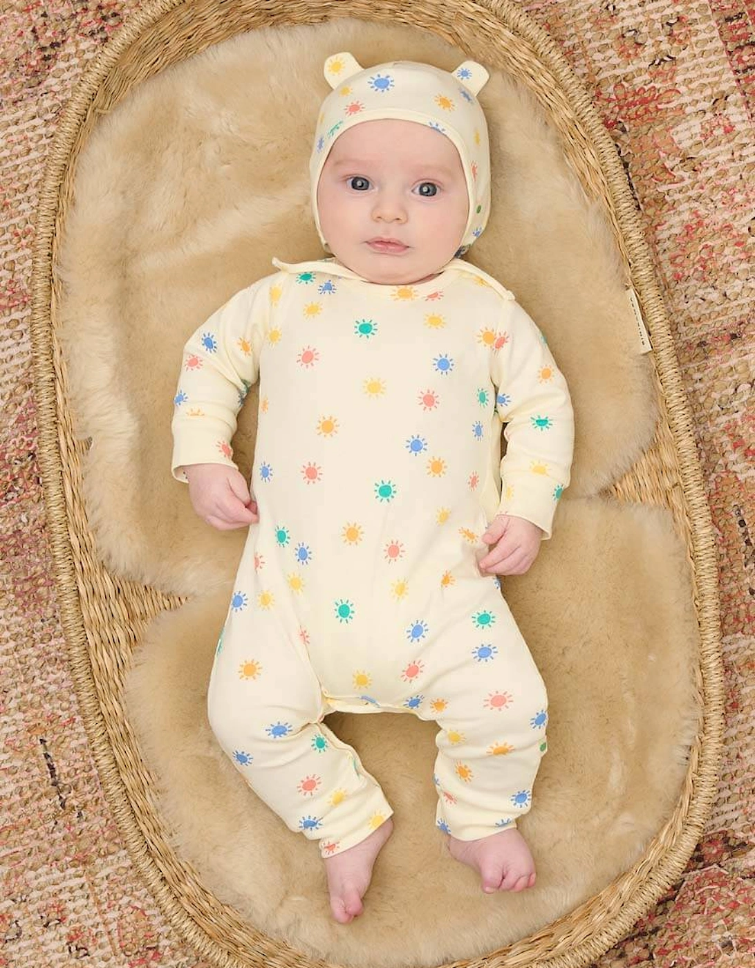 Dreamy & Ditto Set - Baby Playsuit & Muslin Swaddle Blanket Gift Box