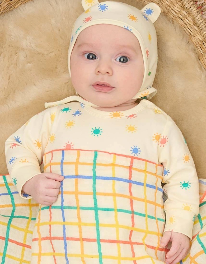 Dreamy & Ditto Set - Baby Playsuit & Muslin Swaddle Blanket Gift Box