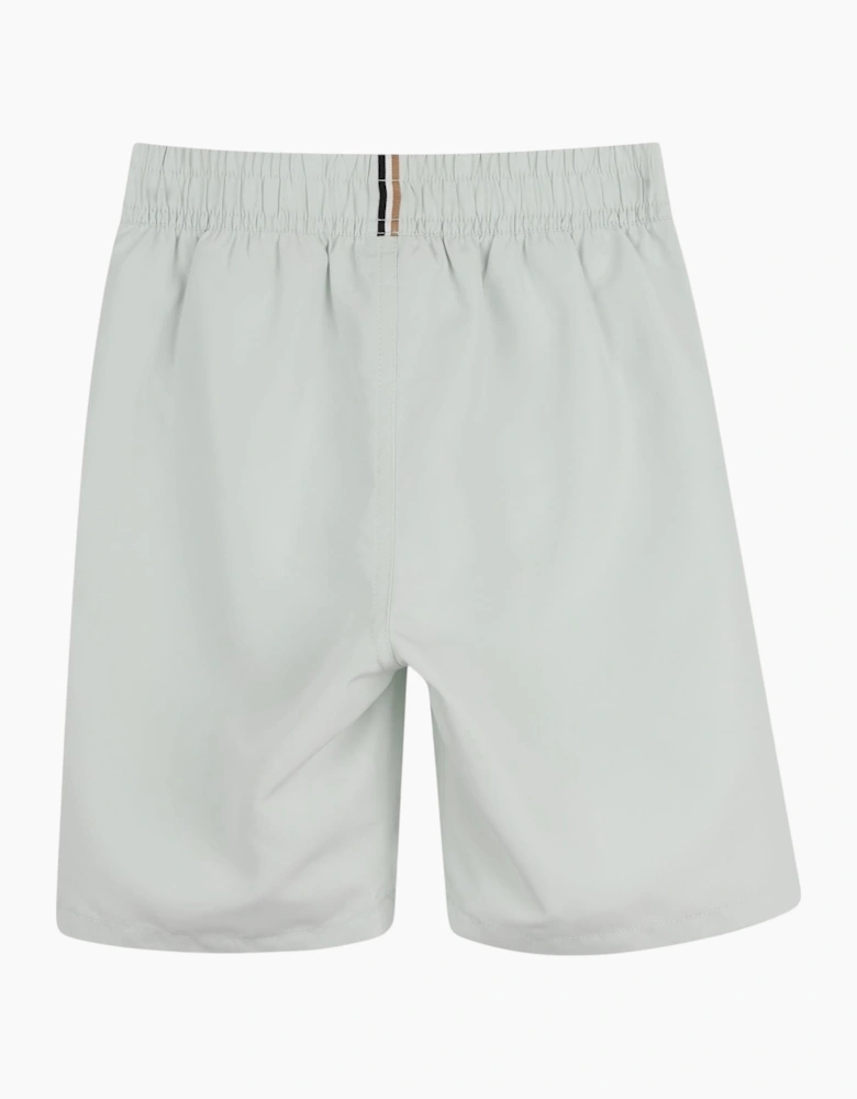 Boys Mint Green Logo Swim Shorts