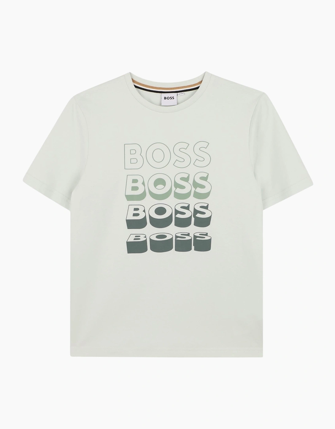 Boys Mint Green Logo Top, 4 of 3