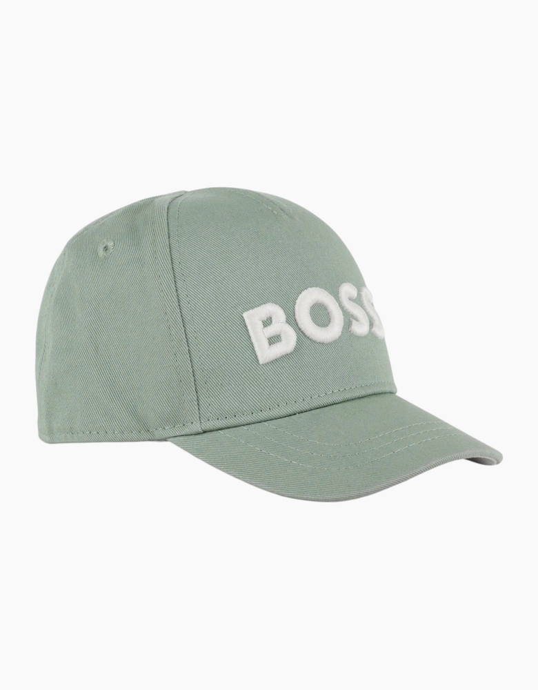 Boys Forest Green Logo Cap