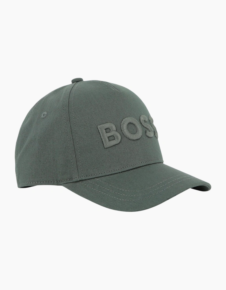 Boys Forest Green Logo Cap