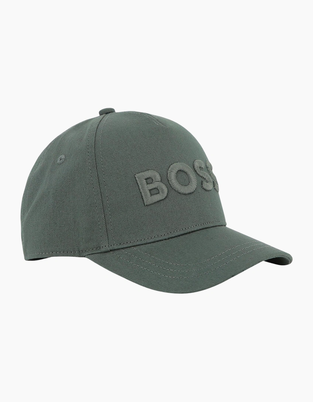 Boys Forest Green Logo Cap, 6 of 5