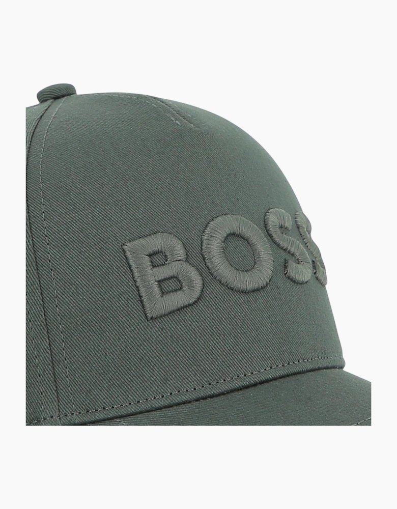 Boys Forest Green Logo Cap