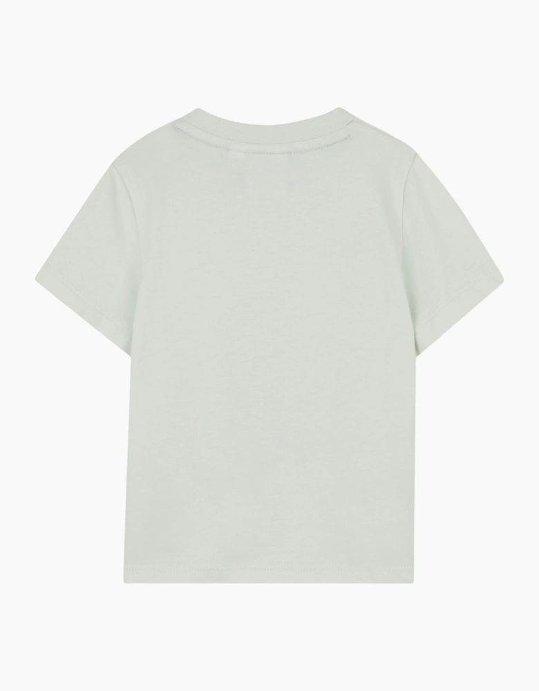 Boys Mint Green Logo Top