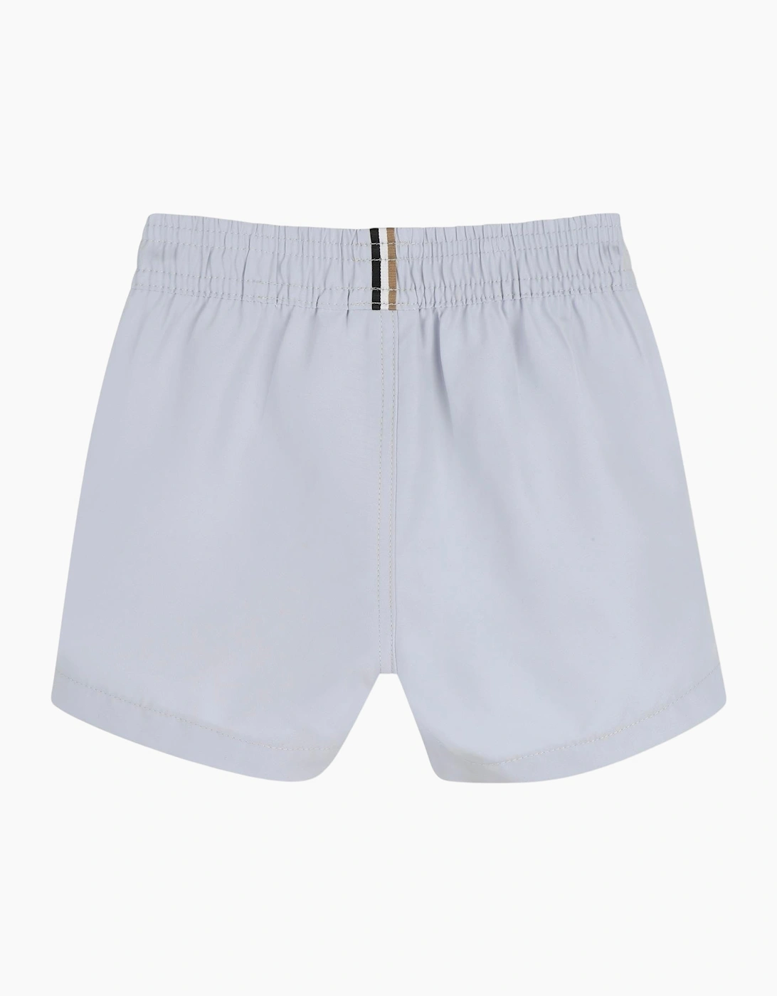 Boys Pale Blue Logo Swim Shorts