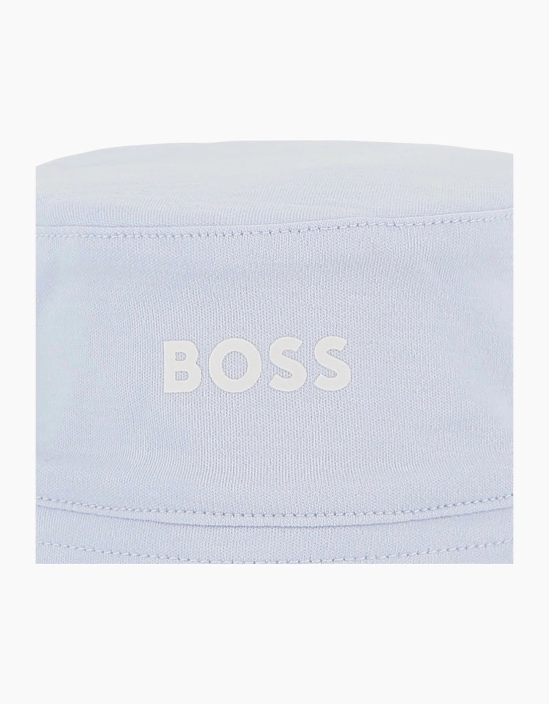 Boys Pale Blue and White Stripe Sun Hat