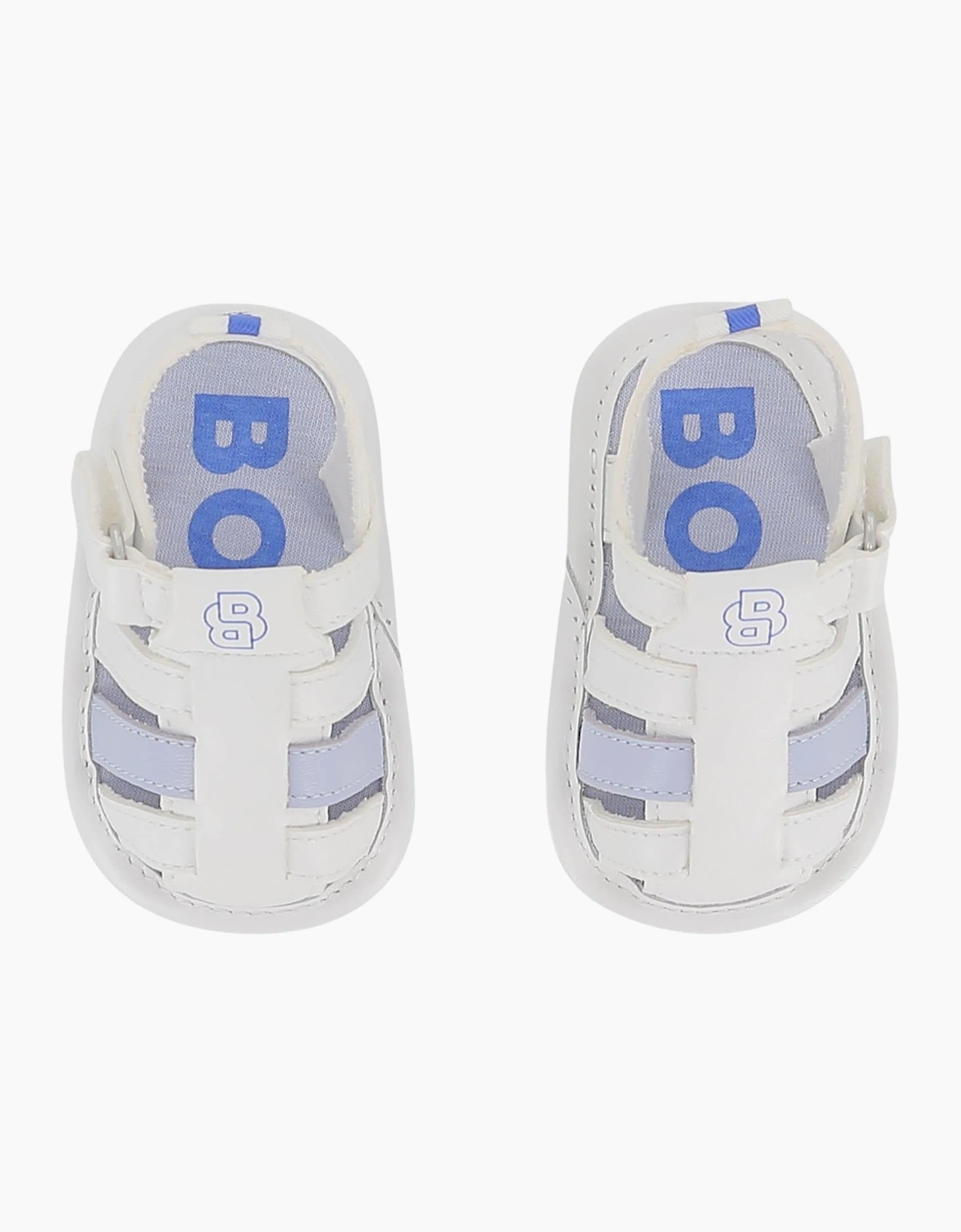 Boys Pale Blue and White Pre Walker Sandals