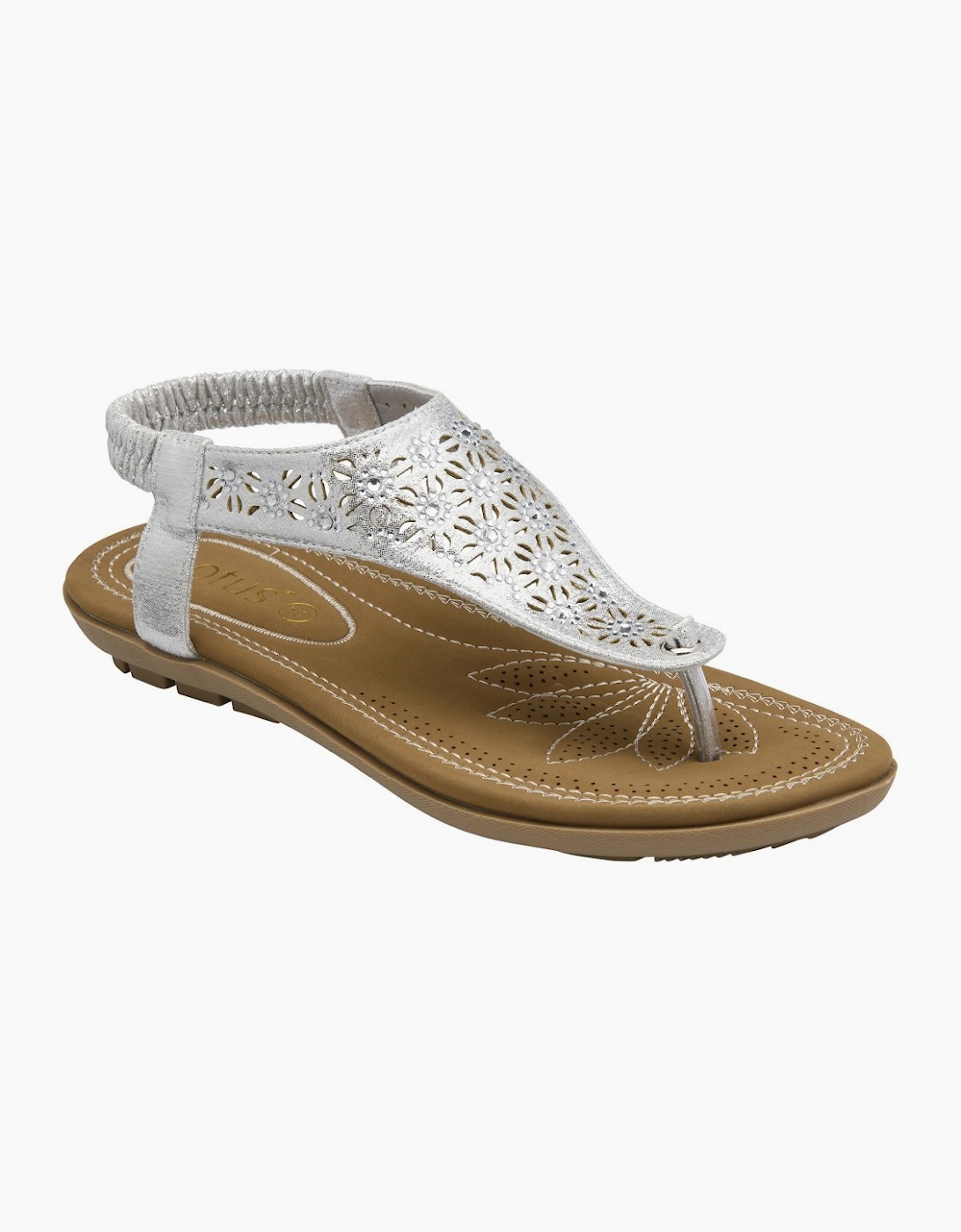 Lotus Women's Brown Vena Sandals - Size: 6