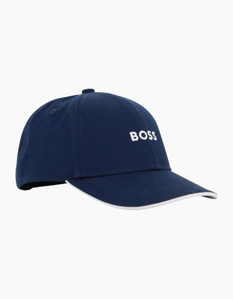 Boys Navy Blue Logo Cap