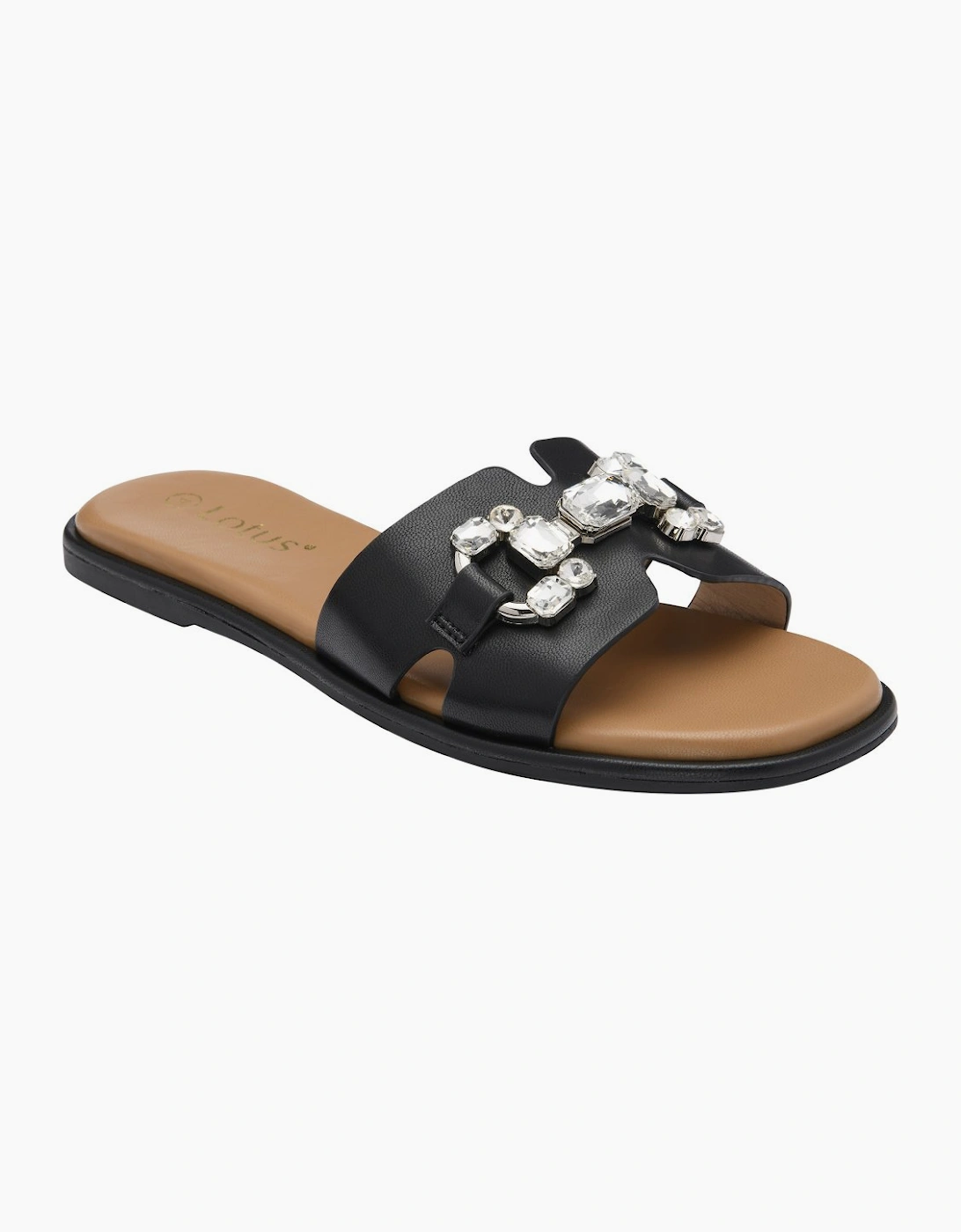Lotus Women's Black Agueda Sandals Size 5