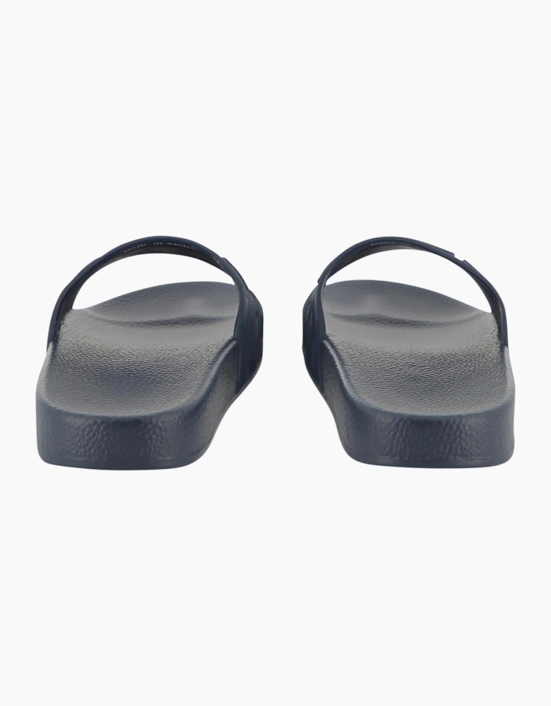 Boys Navy Blue Logo Sliders