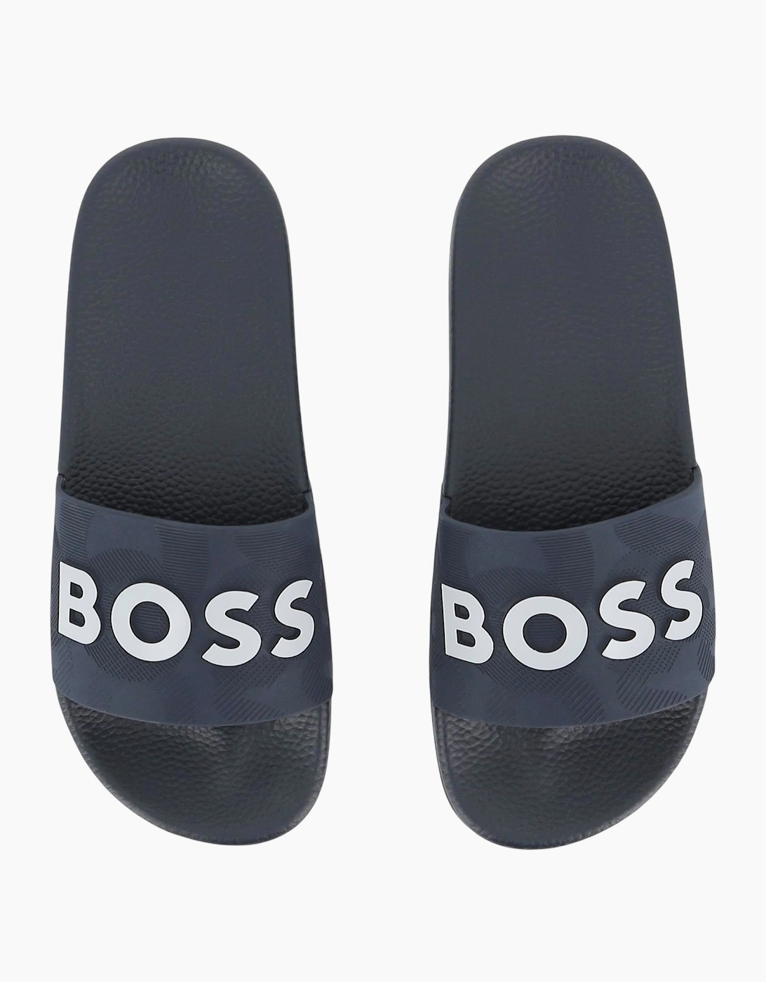 Boys Navy Blue Logo Sliders, 7 of 6