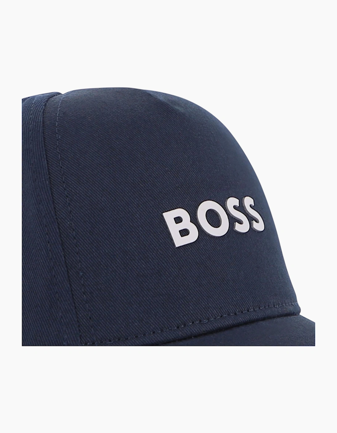 Boys Navy Green Logo Cap