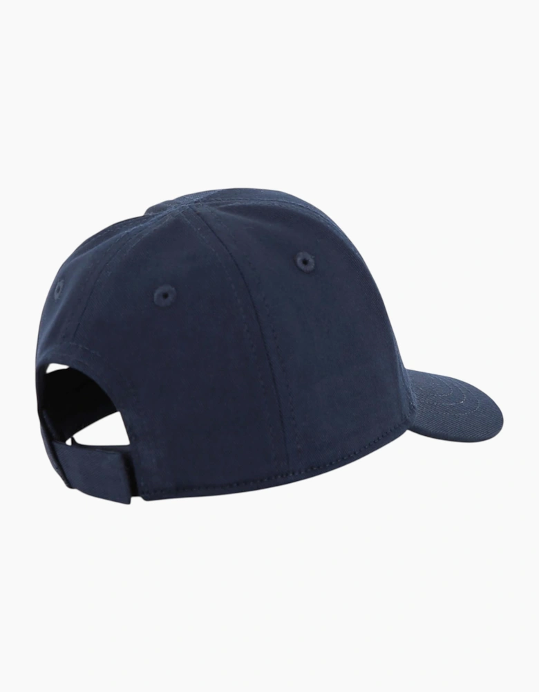 Boys Navy Green Logo Cap