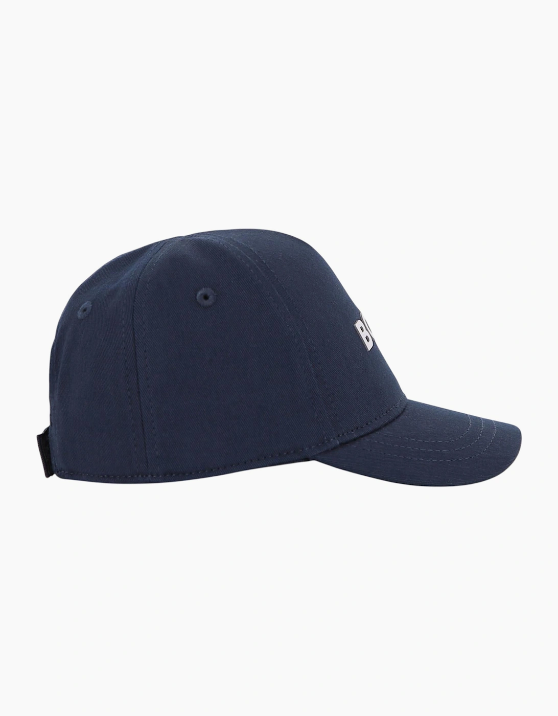 Boys Navy Green Logo Cap