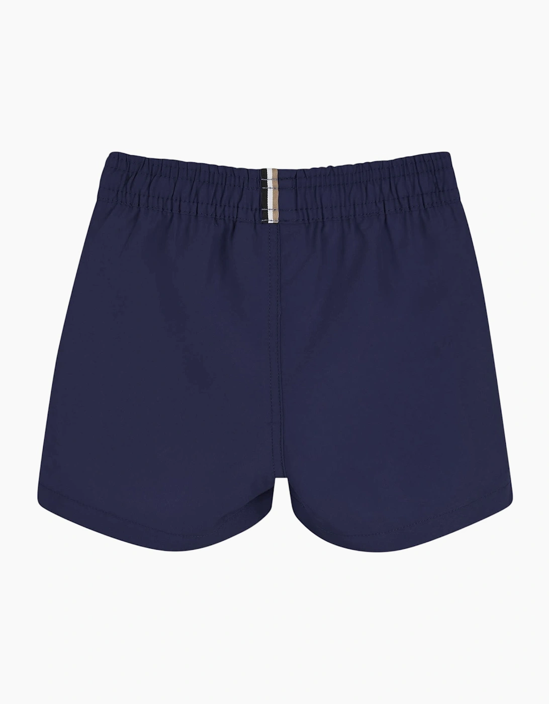 Boys Navy Blue Logo Swim Shorts