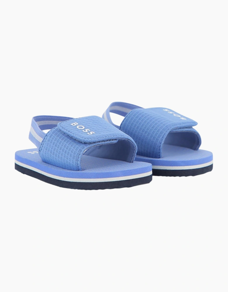 Boys Blue Logo Sliders