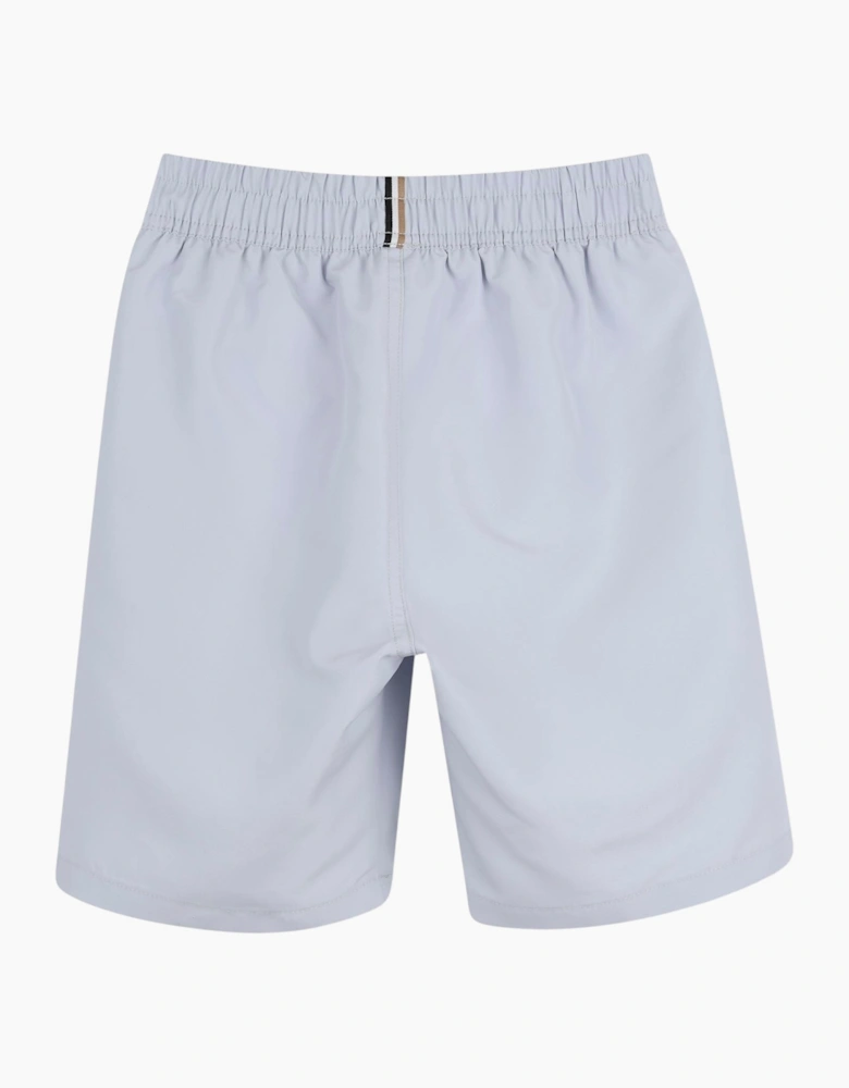 Boys Pale Blue Logo Swim Shorts