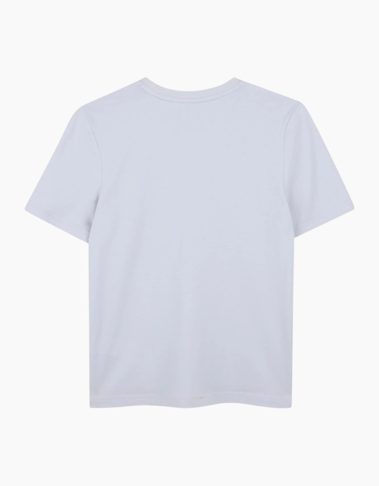 Boys Pale Blue Logo Top