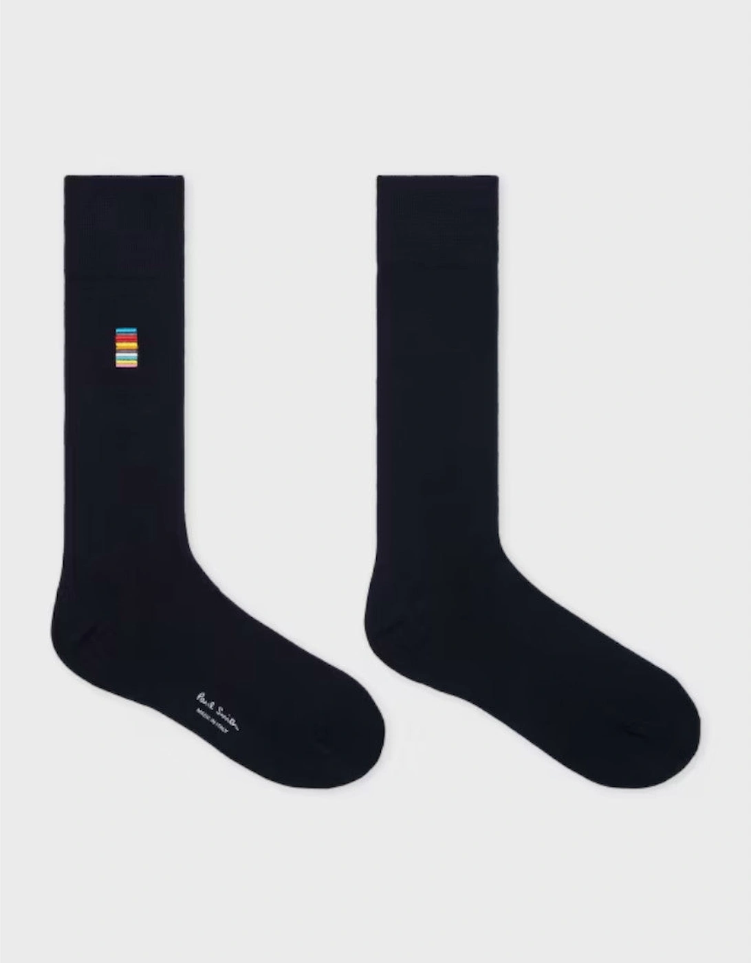 Paul Smith  Alfie Signature Embroidered Socks S1-26 47 Navy
