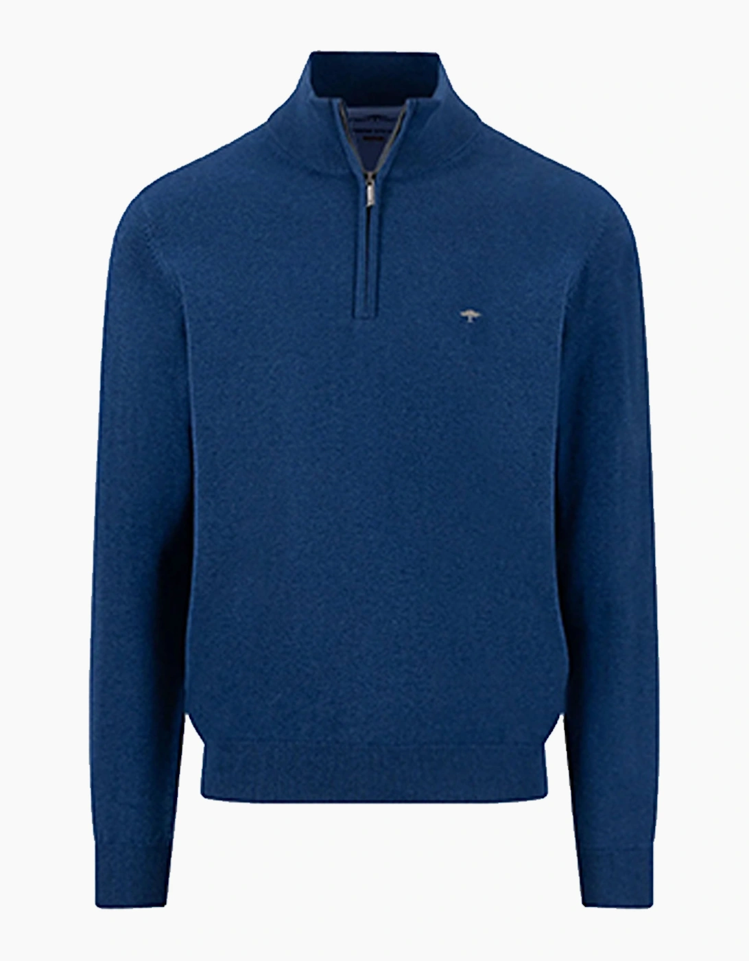 FYNCH-HATTON TROYER HALF ZIP KNITWEAR MIDNIGHT, 3 of 2