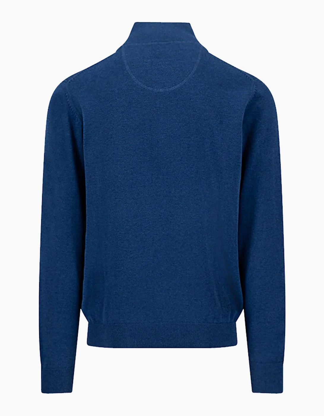 FYNCH-HATTON TROYER HALF ZIP KNITWEAR MIDNIGHT