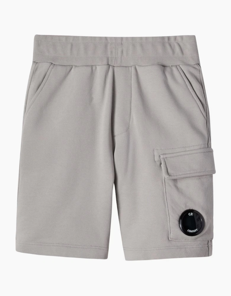 C.P. COMPANY BOYS SMOKE GREY SHORTS CPQ002