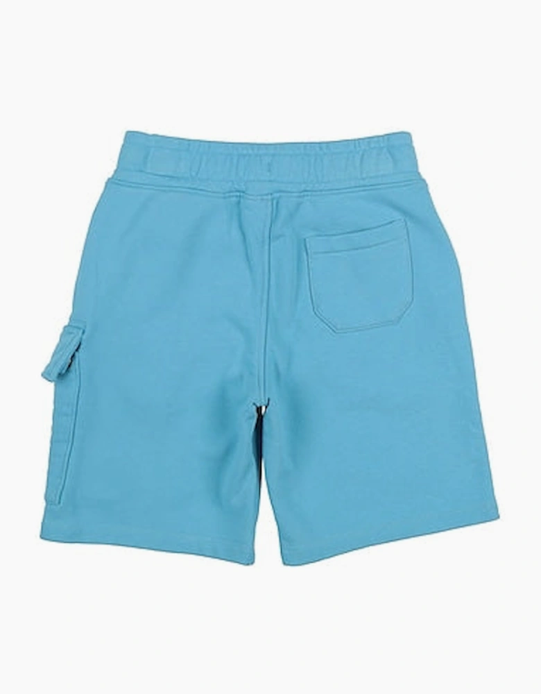 C.P. COMPANY BOYS SKY AZURE SHORTS CPQ002