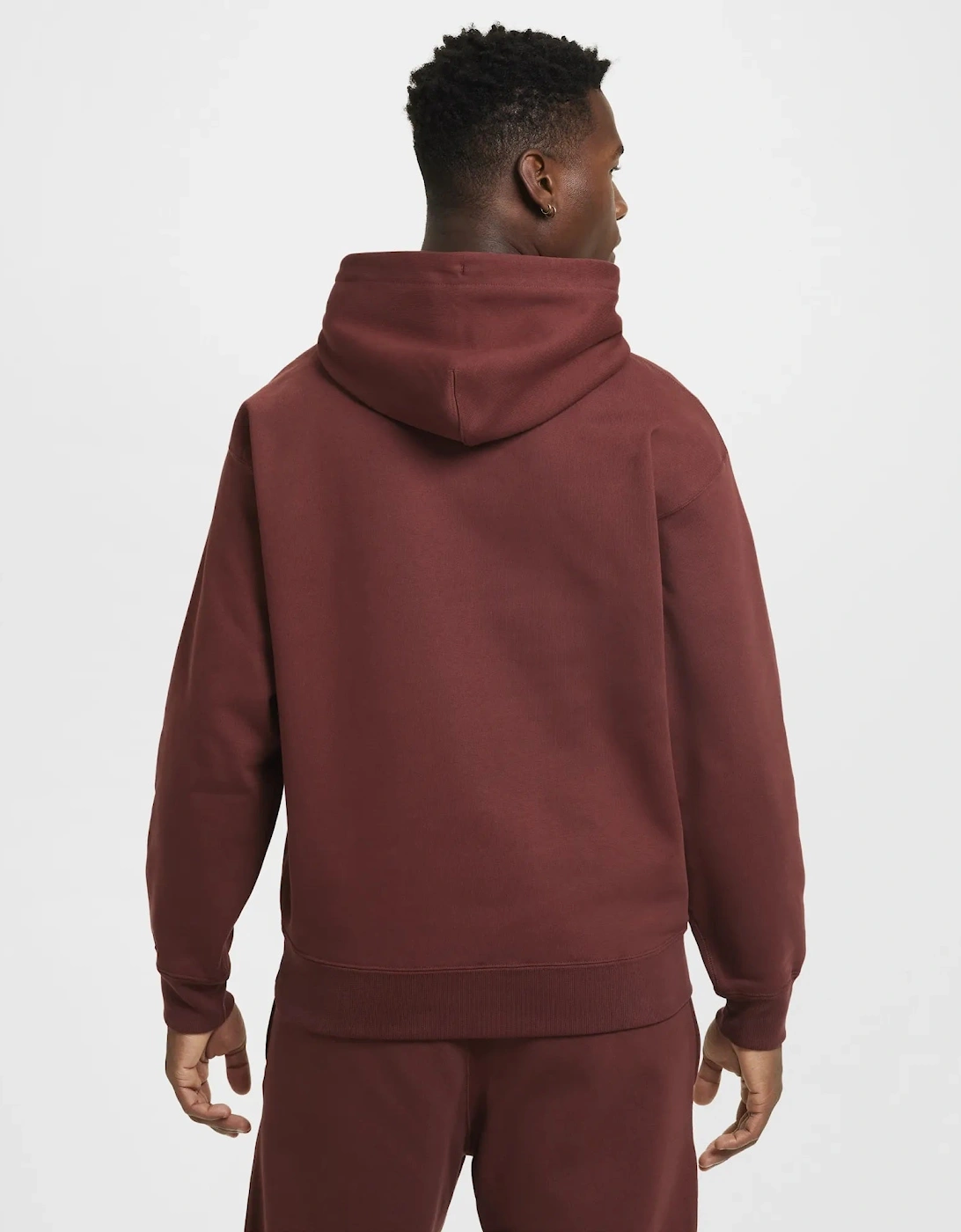 Solo Swoosh Fleece Hoodie Brown