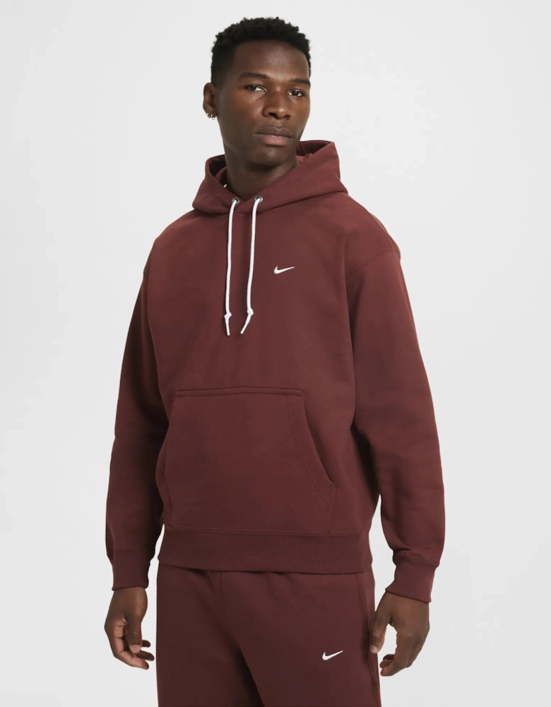 Solo Swoosh Fleece Hoodie Brown
