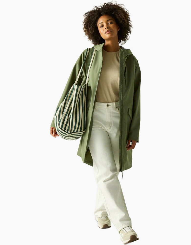 Womens Levita Long Line Waterproof Jacket