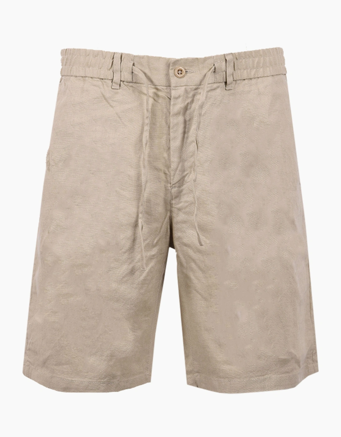 Men's Gant Reg Linen Shorts Oat Beige - Tan - Size, 32/34