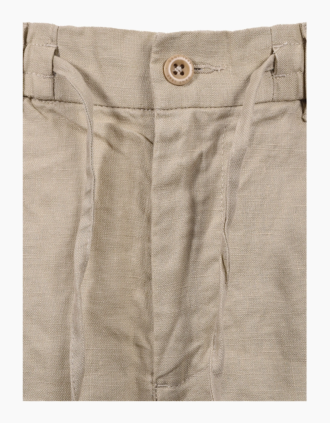 REG LINEN SHORTS OAT BEIGE