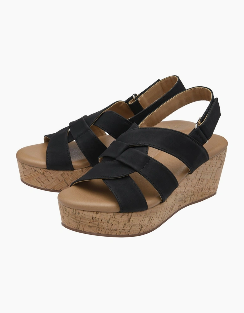 Thora Womens Wedge Sandals