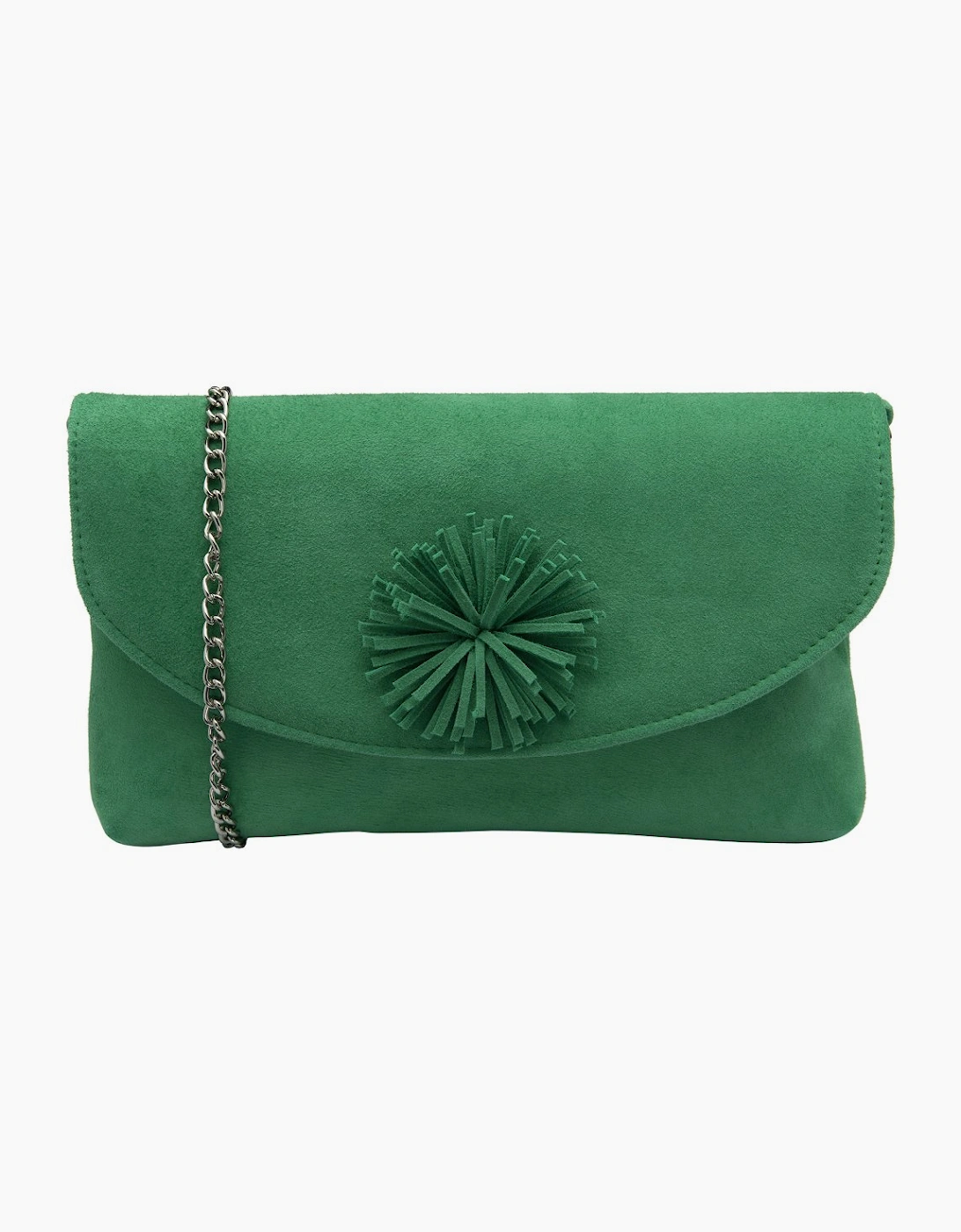 Lotus Women's Green Rose Clutch Bag - Size: One Size