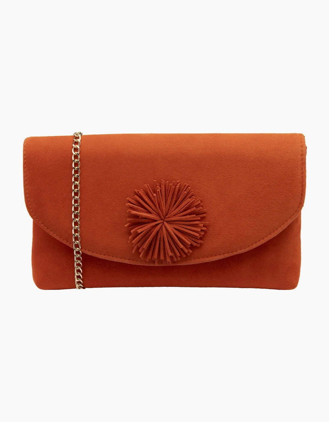 Lotus Women's Brown Rose Clutch Bag - Size: One Size