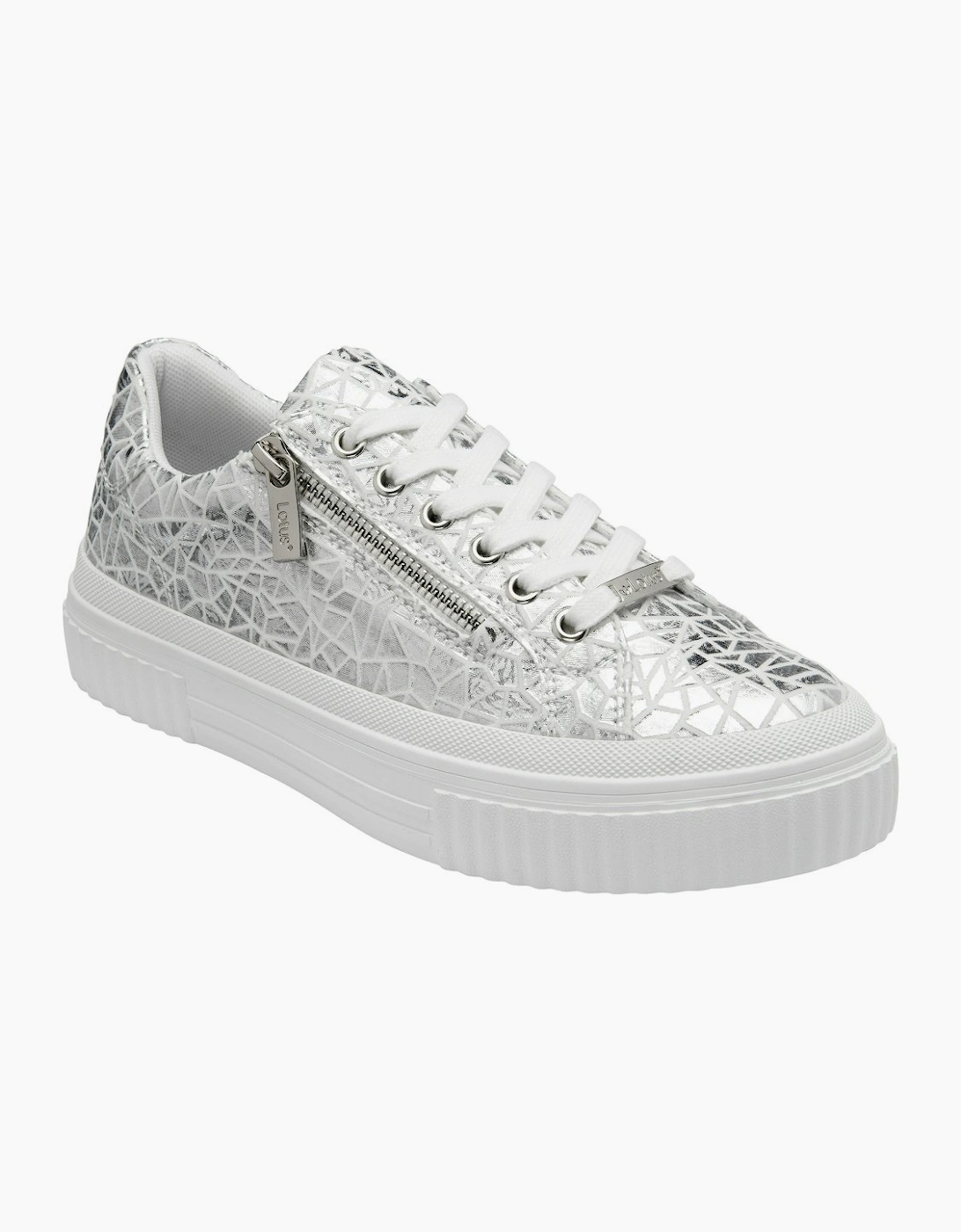 Lotus Women's Grey Alexa Trainers - Size 4