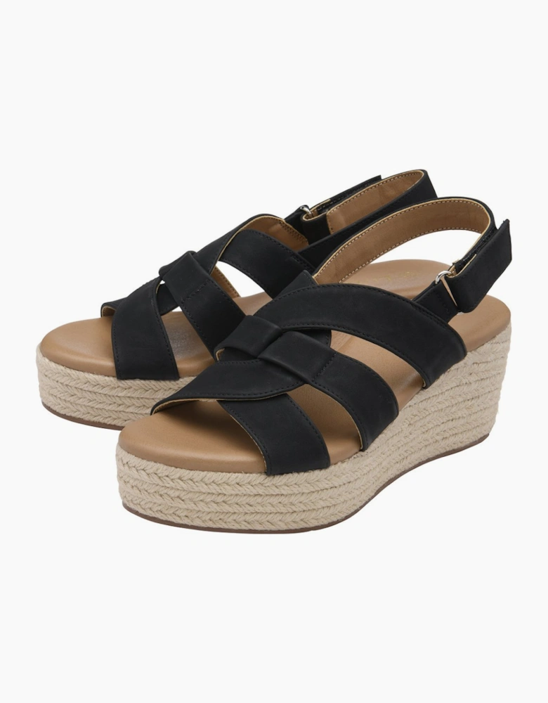 Reina Womens Wedge Sandals