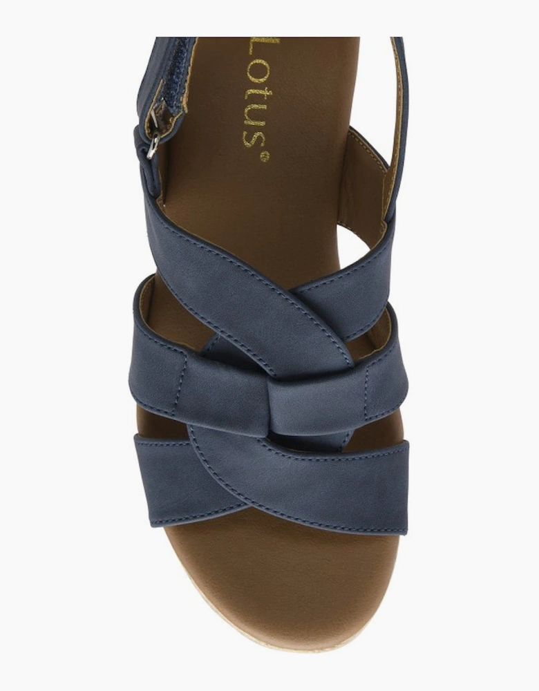 Reina Womens Wedge Sandals