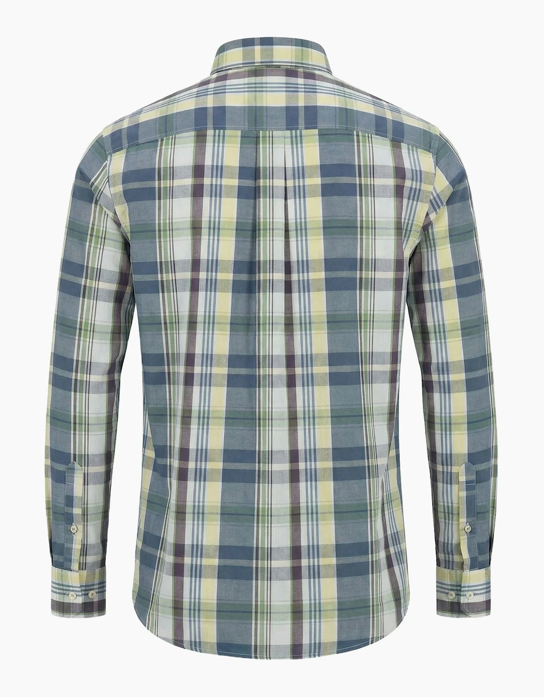 FYNCH-HATTON LONG SLEEVED SHIRT AUBERGINE