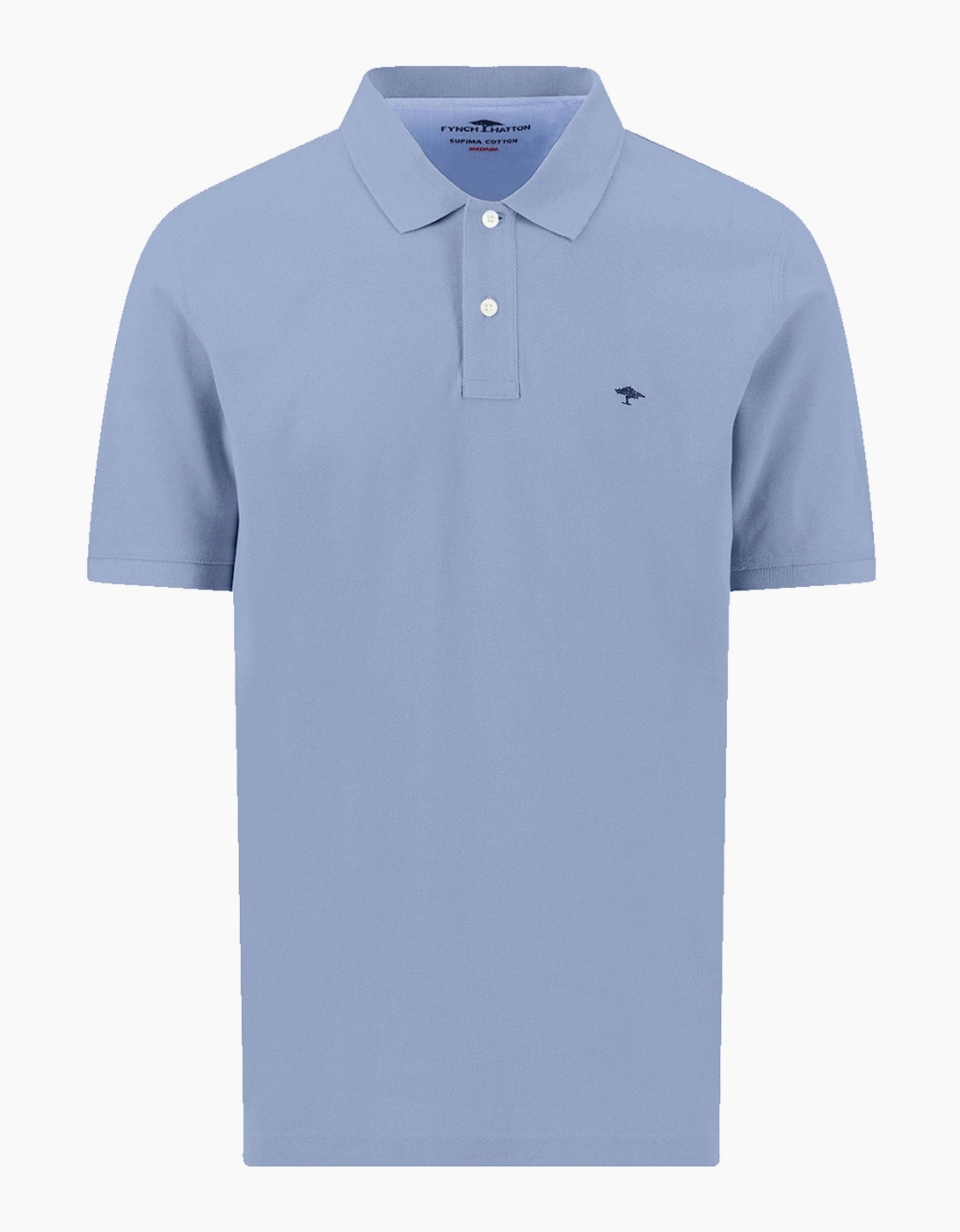 Fynch Hatton Men's Blue Fynch-Hatton Polo Shirt New Breeze  44 Size 2XL