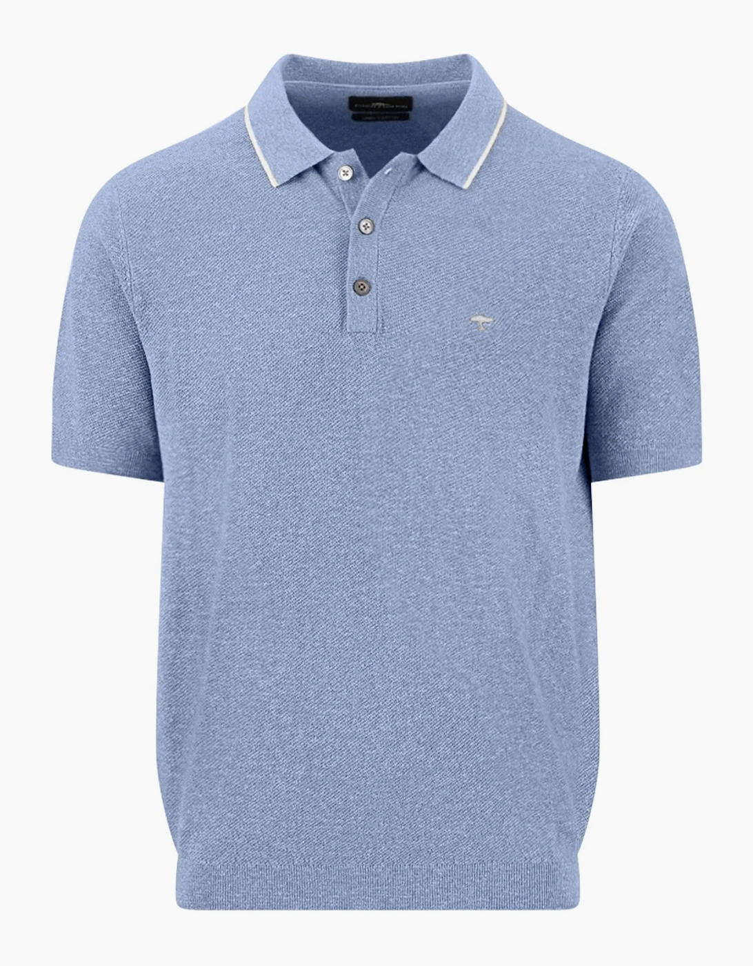 FYNCH-HATTON KNITTED POLO SHIRT NEW BREEZE, 3 of 2