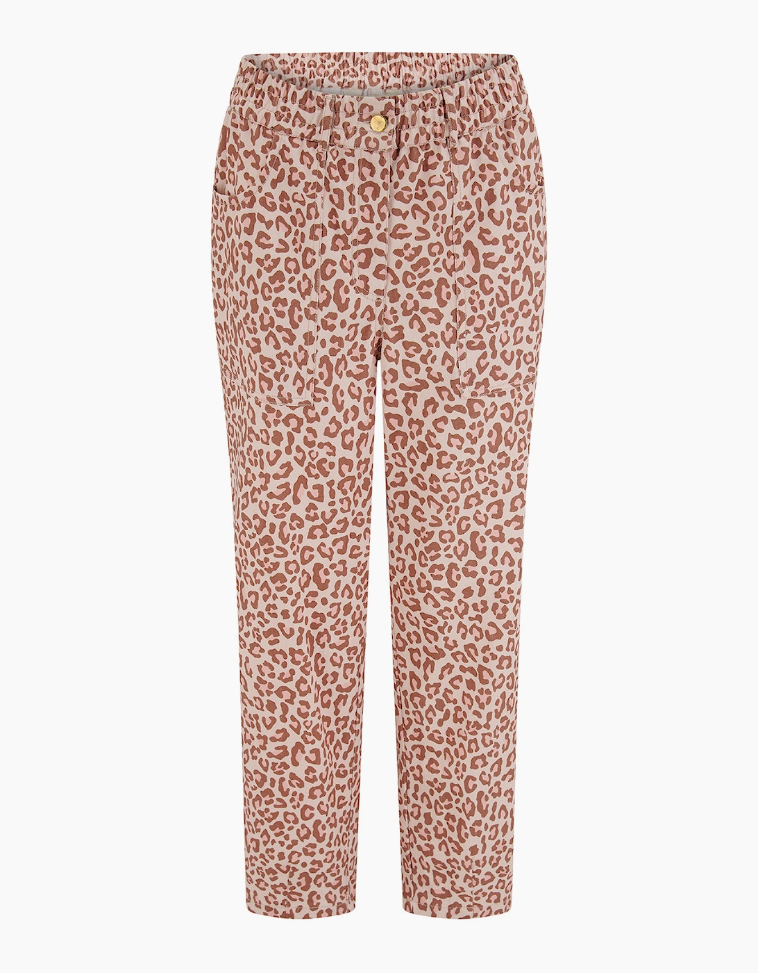 Rowan trousers - stone, classic leopard