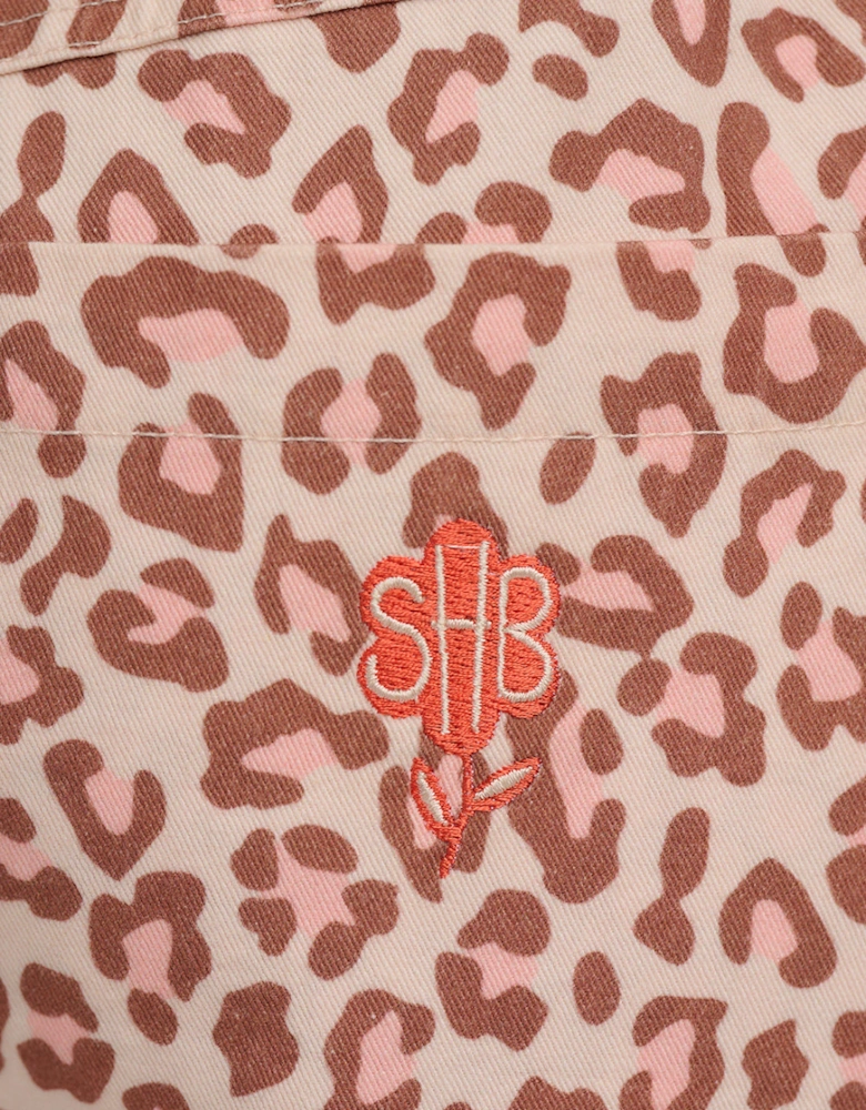 Rowan trousers - stone, classic leopard